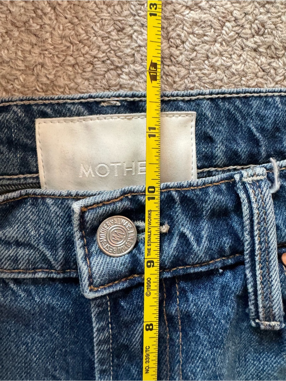 MOTHER The Reifler Jeans in Early Blue Size 27 - Picture 12 of 13